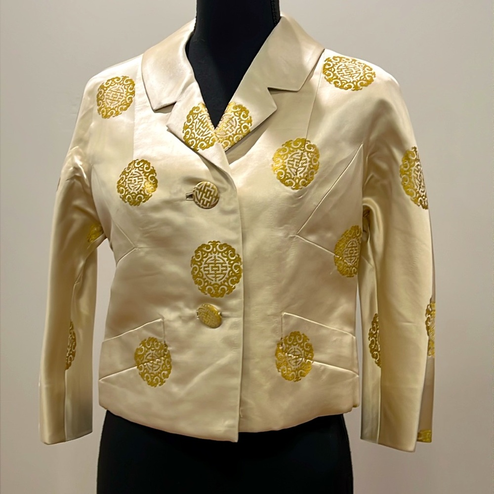 Gorgeous, hand sewn, John Bell cropped jacket. THE best craftsmanship! Size sm.